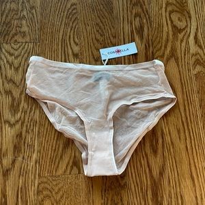NEW WITH TAGS Cosabella Soire Confidence Boyleg Panty in Sette (Nude/Beige)